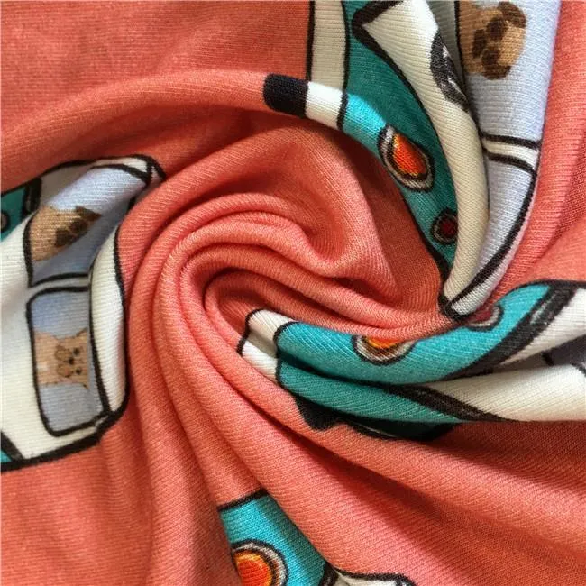 Custom Lycra Fabric Printed